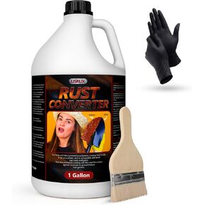Rust Converter Metal Primer Ultra, Effective Professional Grade Water-Based Rust Repair, Stops Rust and Converts Rust Spots (1 Gallon)
