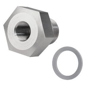 M16 من 1.5 إلى 1/8 NPT محول مستشعر ضغط الزيت متوافق مع جميع محركات سلسلة GM LS ، LS SWAP LS1 LSX LS3 4.2L 4.3L 4.8L 5.3L 6.0L 6.2L