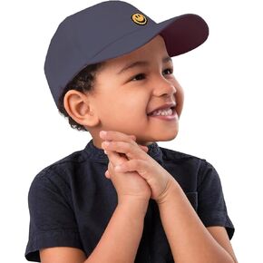 Smile Face Toddler Hat Baseball Cap for Boy Girls Baseball Hats Kids Soft Cotton Adjustable Cute Caps for 4-12 Years