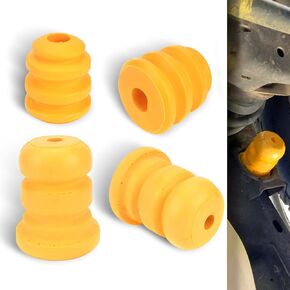 باك-4 CORTER CONTRY ARM COLLSS COLLS ، محطات الصدمات الخلفية محطات الصدمات الخلفية ، وسادة العازلة السفلية السفلية ، 15153958 15039397 ، متوافقة مع شيفروليه سافانا 1500 (الأصفر)