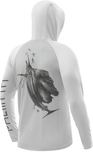 Palmyth Fishing Hoodie for Men UPF 50+ Sun Protection Long Sleeve UV Shirts Breathable Quick-Dry in Saudi Arabia