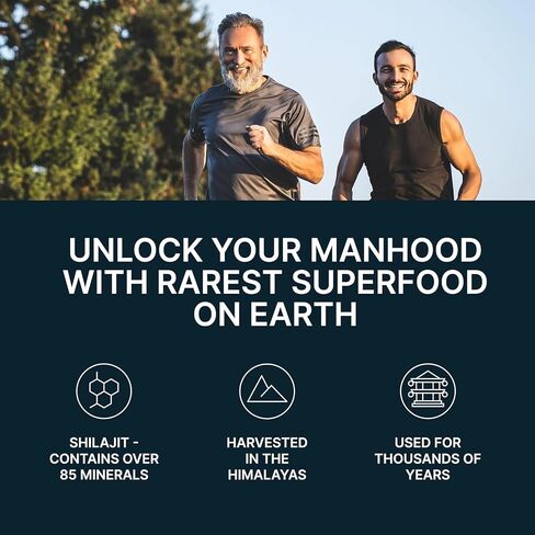 Pure Himalayan Shilajit Gummies for Men with Ashwagandha - Shilajit and Ashwagandha for Men - Boost Energy, Mood, Motivation - High Potency and Absorption, Vegan-Friendly - 60 Count in Saudi Arabia