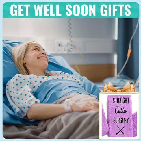 HAPPYPOP Get Well Soon Socks Surgeon Recovery Socks - Get Well Soon Gifts After Surgery Gifts Gifts For Someone Who Is Sick in Purple in Saudi Arabia