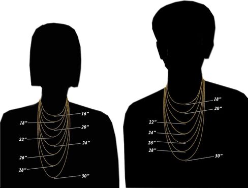 14k Yellow Gold Solid Box Chain Necklace for Women Jewelry with Lobster Clasp in Saudi Arabia
