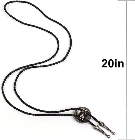 color cosplayer Cowboy Tie for Men Western Bolo Ties Costume Accessories Handmade Gold Bolo Tie Gift in Saudi Arabia