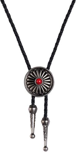 color cosplayer Cowboy Tie for Men Western Bolo Ties Costume Accessories Handmade Gold Bolo Tie Gift in Saudi Arabia