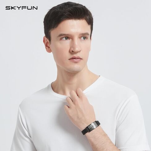 American Flag Initial Bracelet for Men Adjustable Elastic Stretch A-Z Letter Bracelets Wristband Patriotic Birthday Christmas Jewelry Gifts for Dad Son in Kuwait