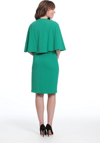 London Times Women's Polished Flounce Hem Sheath with Jacket Cardigan Office Career Guest of Mother of The Bride in Saudi Arabia