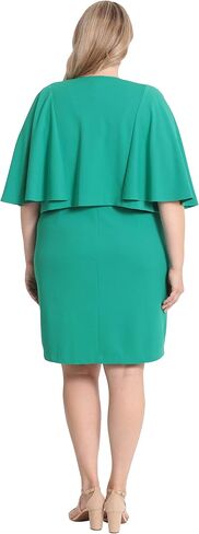 London Times Women's Polished Flounce Hem Sheath with Jacket Cardigan Office Career Guest of Mother of The Bride in Saudi Arabia