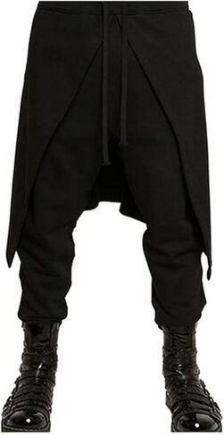 Boomtrader Mens Medieval Steampunk Pants Punk Pirate Renaissance Gothic Trousers Costume in Saudi Arabia