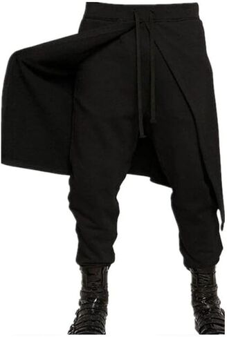 Boomtrader Mens Medieval Steampunk Pants Punk Pirate Renaissance Gothic Trousers Costume in Saudi Arabia