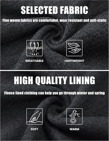 TACVASEN Men's Fleece Jackets Coats Lightweight Hiking Sweatshirts Full Zip Up Warm for Winter and Fall in Kuwait