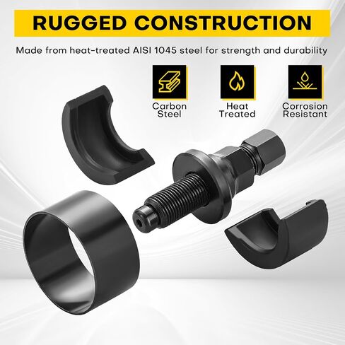 Power Touring Pulley Puller and Installer Tool Kit | مجموعة بكرة مضخة التوجيه الكهربائية ، مزيل ومثبت لتوجيه الطاقة ، مضخة المياه ، وبكرات مضخة الفراغ in Kuwait