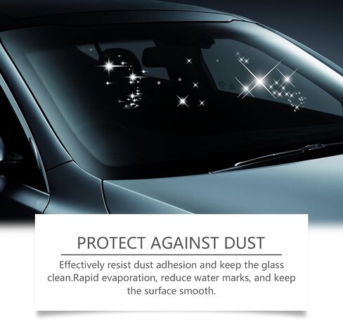 Jetdryshop Glass Cleaner, Glass Cleaner Board, 120 ML Glass Cleaning Board for Windshield, Windshield Cleaner, Glass Cleaning Board, Car Scratch Remover (2pcs) in Saudi Arabia