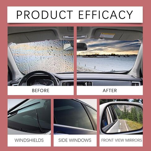 Jetdryshop Glass Cleaner, Glass Cleaner Board, 120 ML Glass Cleaning Board for Windshield, Windshield Cleaner, Glass Cleaning Board, Car Scratch Remover (2pcs) in Saudi Arabia