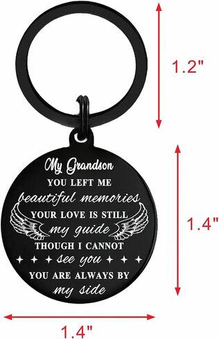 هدايا CPLJW التذكارية لفقدان حفيدة حفيدة ، سلسلة Memorial Keychain لفقدان فتاة من جد الجد in Kuwait