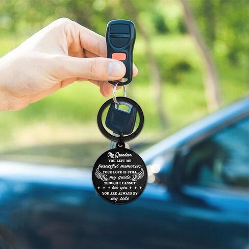 هدايا CPLJW التذكارية لفقدان حفيدة حفيدة ، سلسلة Memorial Keychain لفقدان فتاة من جد الجد in Kuwait