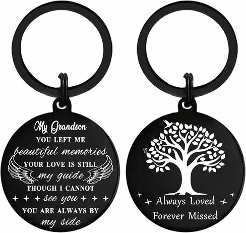 هدايا CPLJW التذكارية لفقدان حفيدة حفيدة ، سلسلة Memorial Keychain لفقدان فتاة من جد الجد in Kuwait