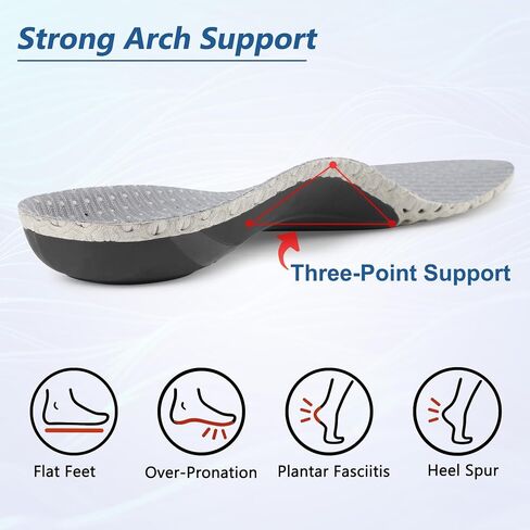 riemot Men's Arch Support Warm Insoles Comfort Lamb Wool Replacement Shoe Inserts Plantar Fasciitis Relief High Arch Orthotics Inserts for Work Boots Slippers Grey US14/ EU47 in Saudi Arabia