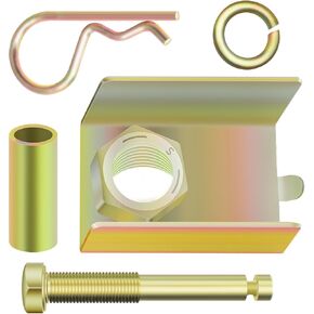 Anti-Rattle Hitch Pin Shim Device Compatible with 2-Inch Receiver, Protection Against Vibration and Noise