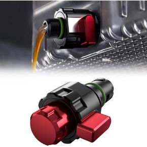 JOYTUTUS Oil Drain Plug Compatible with 2015-2024 F150 2.7L 5.0L Raptor Mustang, 2021-2024 Bronco V6 Oil Drain Valve, Replace BC3Z-6730-A, FT4Z-6730-A, KX6Z-6730-B (Only Fit Plastic Oil Plug Model)