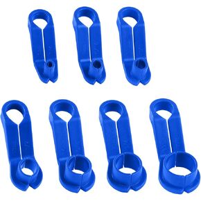 7PCS AC Fuel Line Disconnect Tool Set, 1/4 5/16 3/8 1/2 5/8 3/4 7/8 Inch Transmission Oil Cooler Line Quick Disconnect Kit, Universal Fuel Line Removal Tool for Most Cars