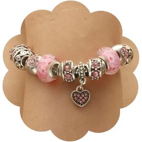 Charm Bracelets for Women Gold, Women Charm Bracelets, Adjustable Charm Bracelet, Gold Charm Bracelet for Women, Charm Bracelets, Beads, Crystal, Charms, Love and Adjustable Snake Chain