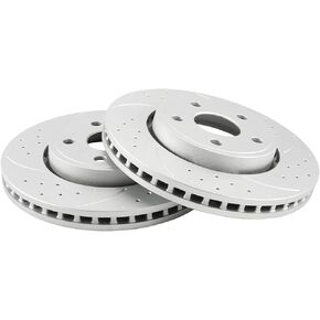 KAC - Disc Brake Rotors | Brake Kit for Jeep 2011-2020 Grand Cherokee, Dodge 2012-2013 2017-2020 Durango 3.6L, Dodge 2011 2014-2016 Durango,Automotive Replacement Brake Rotors,53062