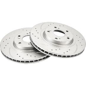KAC - دوارات فرامل القرص | مجموعة الفرامل ل Acura 2002-2006 RSX Resplication Brake Brake Rotors ، 31347