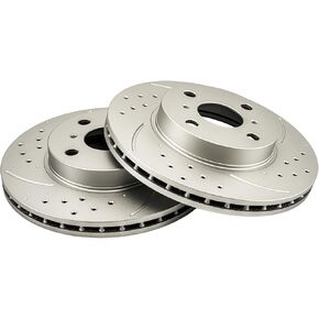 KAC - Disc Brake Rotors | Brake Kit for Toyota 1993-2002 Corolla, Chevrolet 1998-2002 Prizm, Geo 1993-1997 Prizm Automotive Replacement Brake Rotors,31056