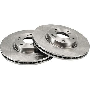 KAC - Disc Brake Rotors | Brake Kit for Honda 2005-2006 CR-V, 2006-2011 Civic 2.0L, 2012-2015 Civ-ic 2.4L, Acura 2002-2006 RSX 2.0L,Automotive Replacement Brake Rotors,31381