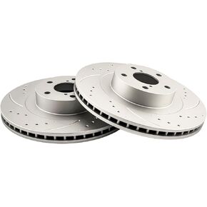 KAC - دوارات فرامل القرص | Brake Kit for Subaru 2003-2008 Forester ، Subaru 2001-2004 Outback ، Subaru 2002-2005 Impreza 2.0T ، Subaru 2005 Outback 2.5L ، Resplication Brake Rotors ، 34203
