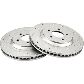 KAC - Disc Brake Rotors | Brake Kit for Ford 2005-2010 Mustang 4.6L, Ford 2011-2014 Mustang 3.7L Automotive Replacement Brake Rotors,54134