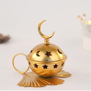 Bisense Burner ، حامل البخور مع حامل عصا البخور ، ماسك الرماد السلاحف المعدنية في البخور ، يستخدم للعصا أو البخور