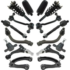 TRQ Front Steering & Suspension Kit Compatible with 2007-2010 Hyundai Sonata