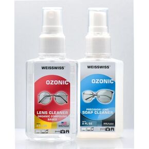 Lens Cleaner, Eyeglass Cleaner spray with microfiber cloths 4 pieces set Ozonic