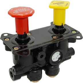 800519 MV-3 Dash Control Brake Valve - Parking Brake Valves Compatible with Bendix 8000519|065186|KN20611, Navistar 1665095C91, and Volvo 3948331|394979 for Trailers and Trucks