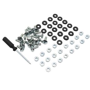 ATV Quad Plastic Body Fender Set of 20 with M6 Bolts, Washers & Nuts for 50cc-250cc Models M6 x 16