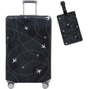 Travelkin Luggage Covers For Suitcase Tsa Approved,Suitcase Cover Protector Fit 18-32 Inch Luggage (L for 26-28 Inch Luggage)