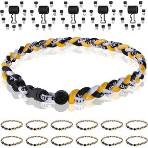 12 Pack Necklace with 5 Sets Number Pendants from 0-9