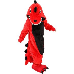 Unisex Kids Kigurumi Costumes Boys and Girls Dinosaur Animal Halloween Cosplay Party
