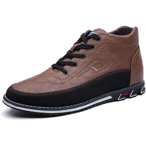 Mitvr Men Men's Dress Dress Boots Boots Motorcycle Boots بالإضافة