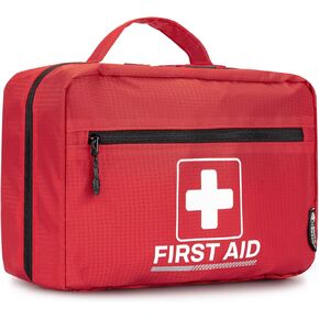 RHINO RESCUE 240 Piece All-Purpose First Aid Kit, Home & Office Professional Medical Supplies, Ideal for Emergency, School, Business, Car, Camping, FSA HSA Eligible