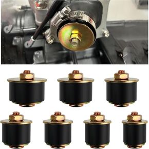 7PCS Rubber Expansion Freeze Plugs Kit,3/4" 7/8" 1" 1-1/8" 1-1/4" 1-3/8" 1-1/2" Freeze Plug Replacement,Universal Rubber Plugs Automotive for 19mm-41mm Inner Diameter Hole