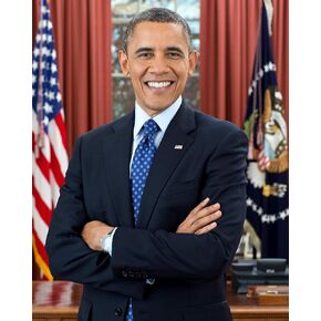 Frame a Patent Barack Obama Photograph - Historical Artwork from 2012 - US President Portrait - (8" x 10") - Gloss