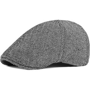 BQCWOCF FASHING FLAT LVY CAPBOY CAP للرجال الكلاسيكي كلاسيكي HATBONE TRACKER NEWS IRISH GATSBY GOLF HAT GRay