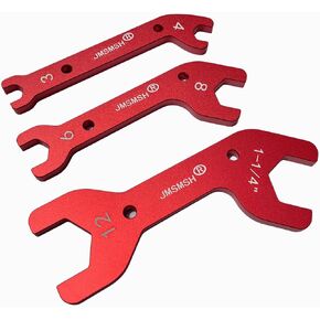 NOS Nitrous Bottle Nut Wrench 3-Piece set-AN3.AN4.An6 AN8.An12(1-1/4 inch),Bottle Nut End