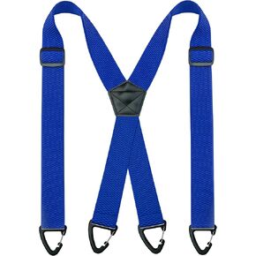 RBOCOTT Mens Hidden Suspender Under Clothes with 4 Snap Loop(3.8cm wide)