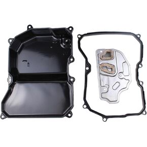 MOTOKU Automatic Transmission Oil Pan with Gasket & Filter Kit for VW Beetle 2003-2016 Passat 2012-2016 Jetta 2005-2016 Golf 2009-2018 for Audi TT 2003-2006