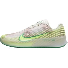 Nikecourt Air Zoom Vapor 11 Premium Men's Hard Court Tennis Shoes (FJ2055-001 ، Phantom/Stadium Green/Kanda Volt) Size 10